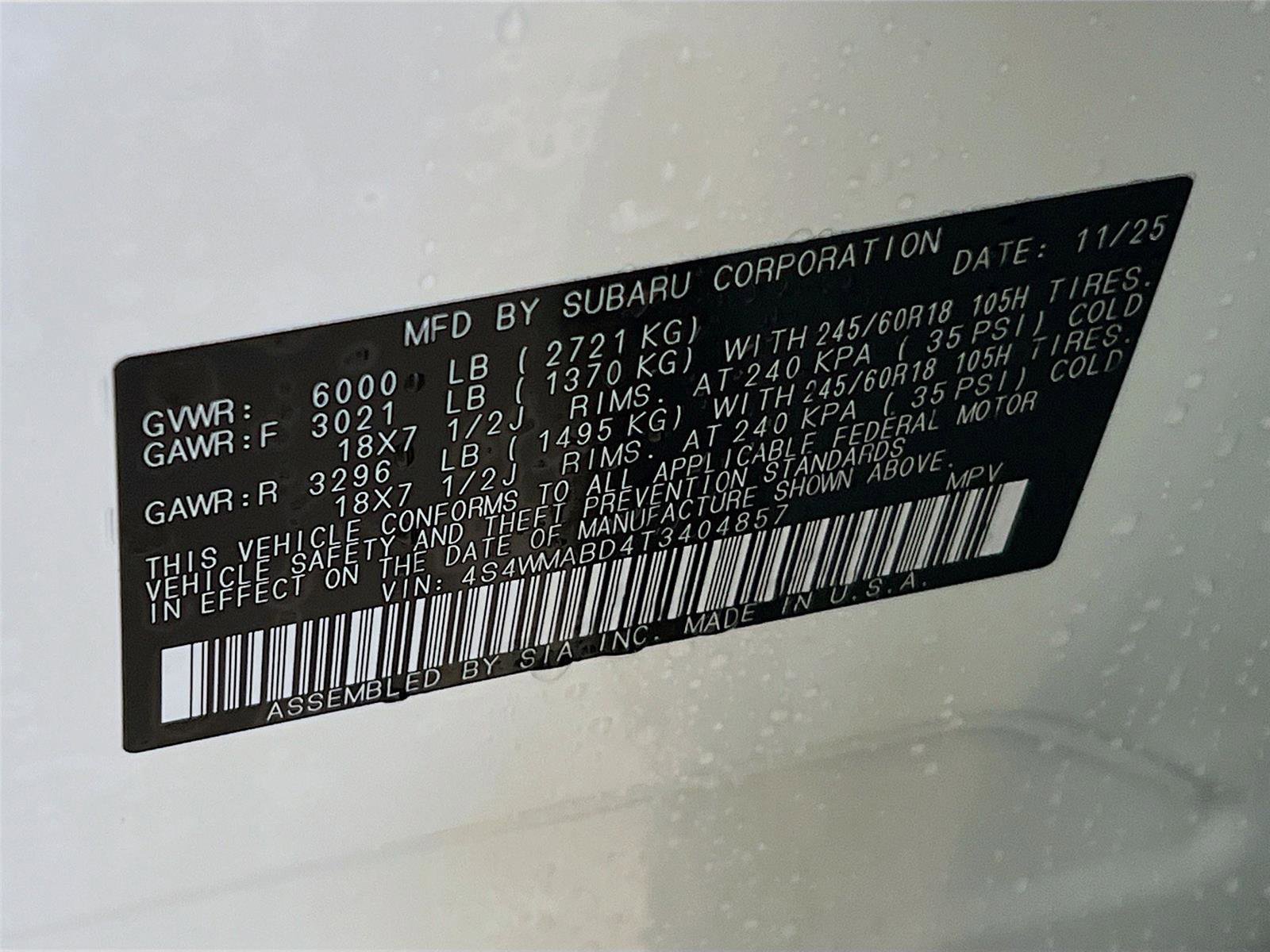 New 2026 Subaru Ascent Premium image 35