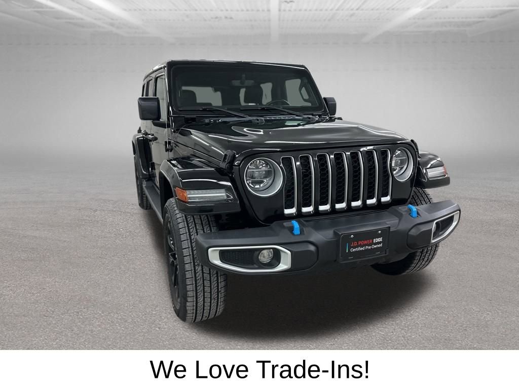 Used 2022 Jeep Wrangler Unlimited Sahara 4xe w/ Cold Weather Group image 3
