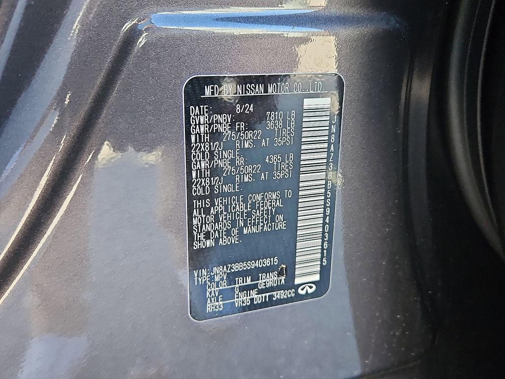 Used 2025 INFINITI QX80 Luxe image 25