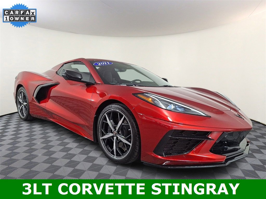 Used 2021 Chevrolet Corvette Stingray Premium Conv w/ Battery Protection Package image 1
