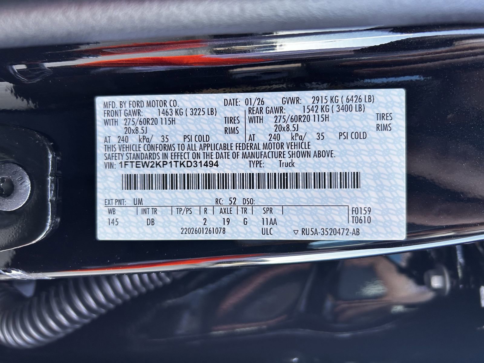 New 2026 Ford F150 STX w/ Equipment Group 200A image 24