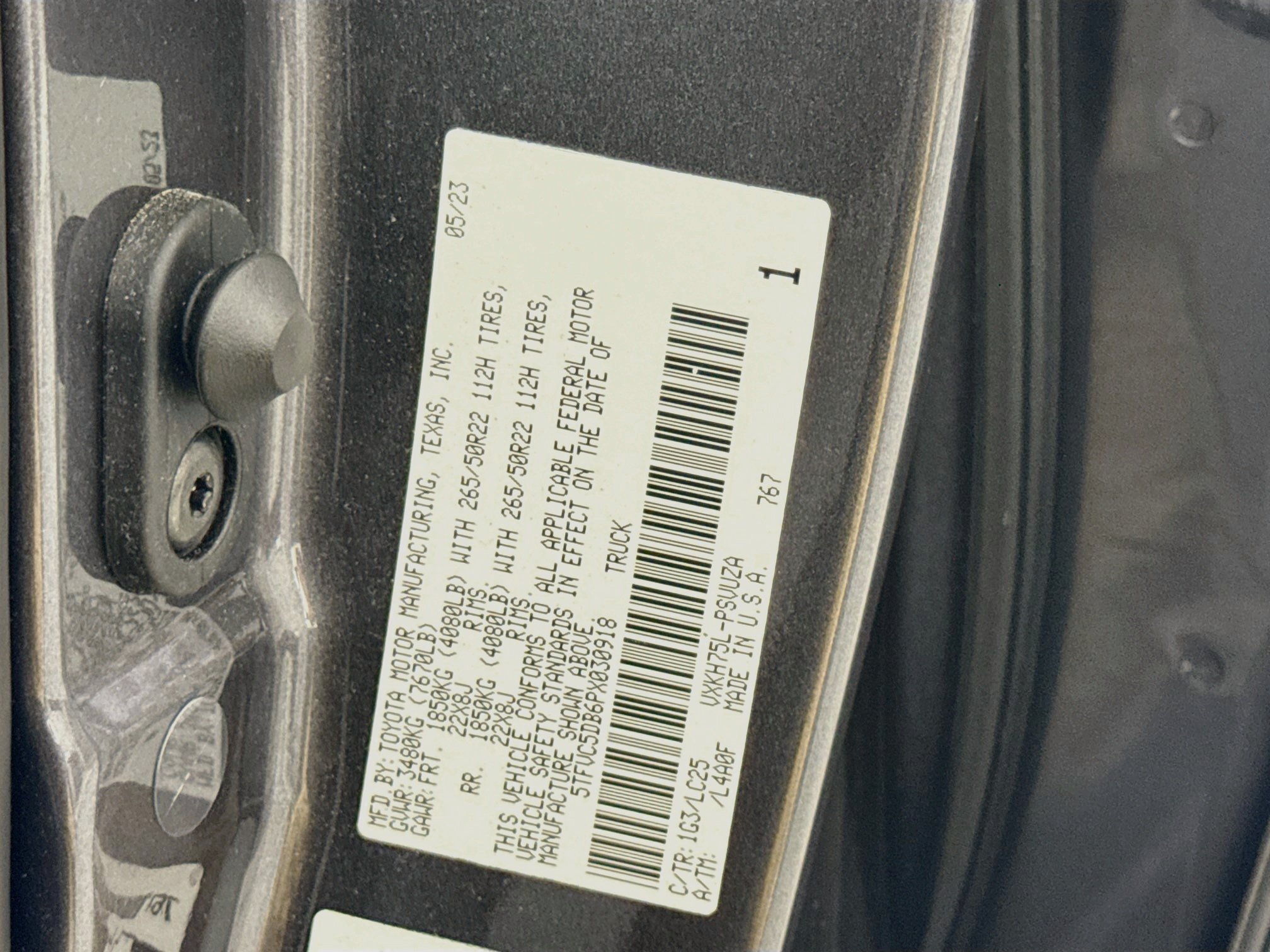 Used 2023 Toyota Tundra Capstone AWD/4WD image 33