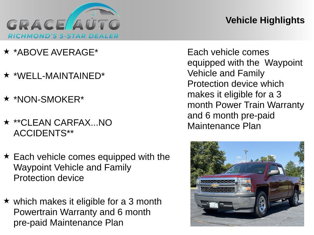 Used 2014 Chevrolet Silverado 1500 W/T RWD image 2