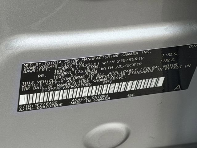 Used 2015 Toyota RAV4 Limited w/ Technology Package FWD image 28