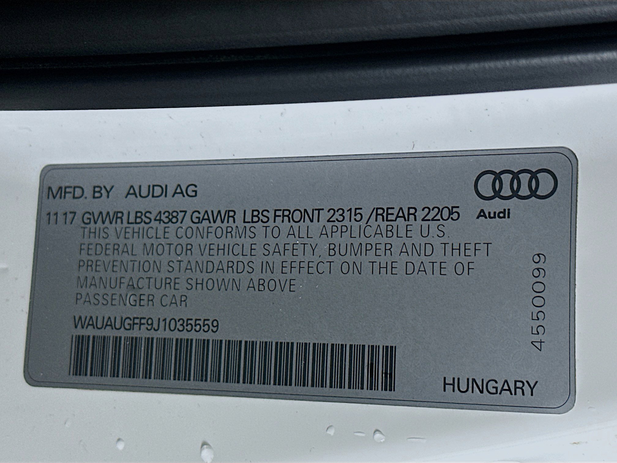 Used 2018 Audi A3 2.0T Premium w/ Convenience Package image 12