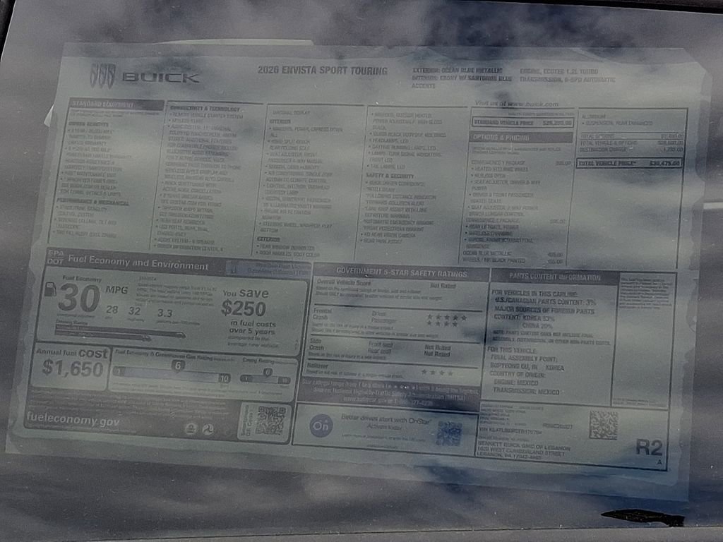 New 2026 Buick Envista Sport Touring image 3