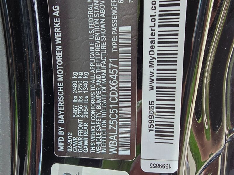 Used 2012 BMW 650i xDrive Convertible AWD/4WD image 3