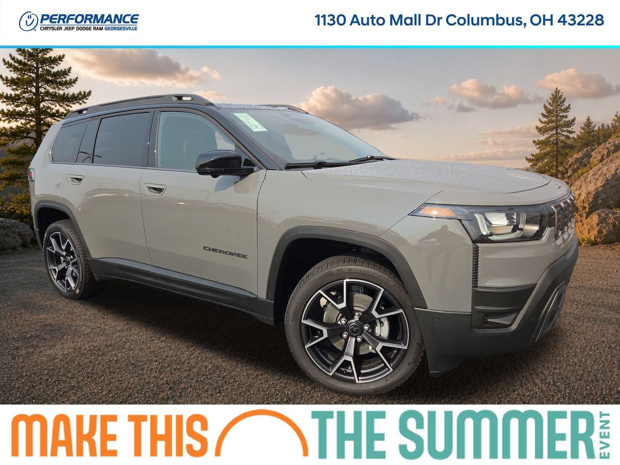 New 2026 Jeep Cherokee Overland w/ Trailer Tow Group