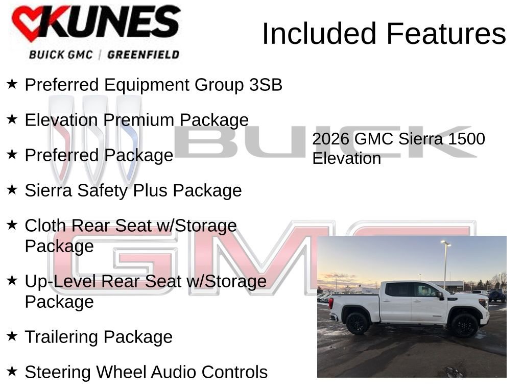 New 2026 GMC Sierra 1500 Elevation w/ Elevation Premium Package image 3