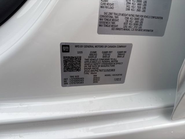 New 2026 Chevrolet Silverado 2500 LTZ w/ LTZ Premium Package image 24