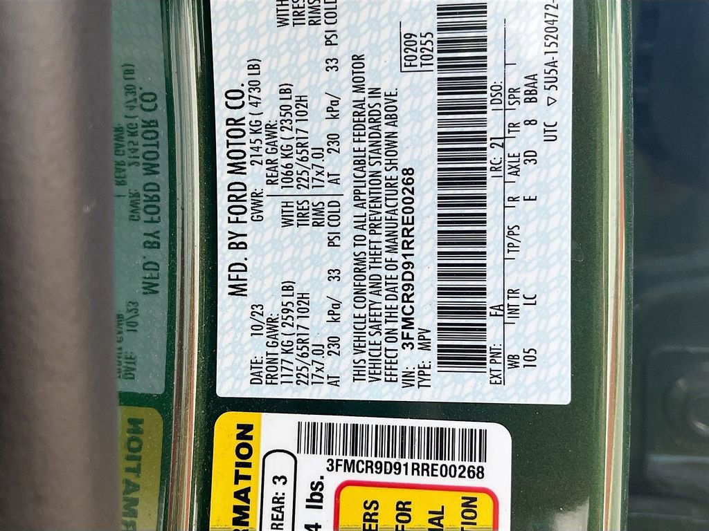 Used 2024 Ford Bronco Sport Badlands image 30