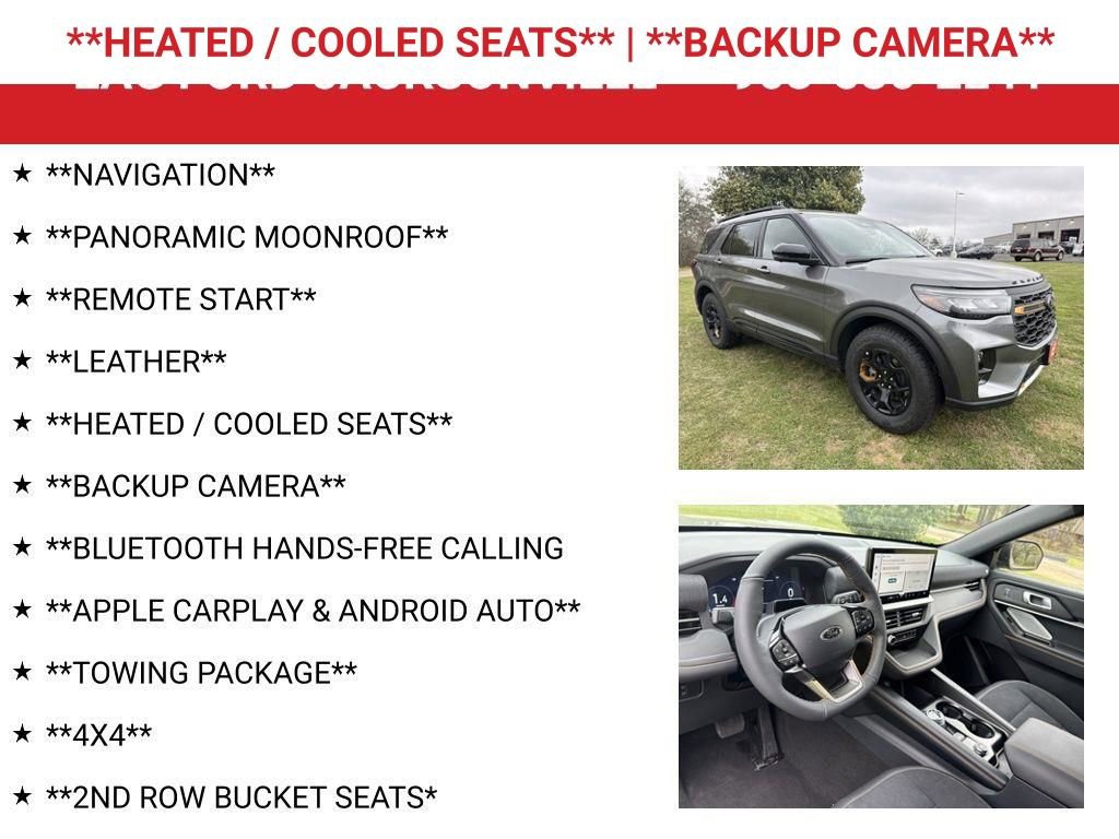 New 2026 Ford Explorer Tremor w/ Tremor Ultimate Package AWD/4WD image 5