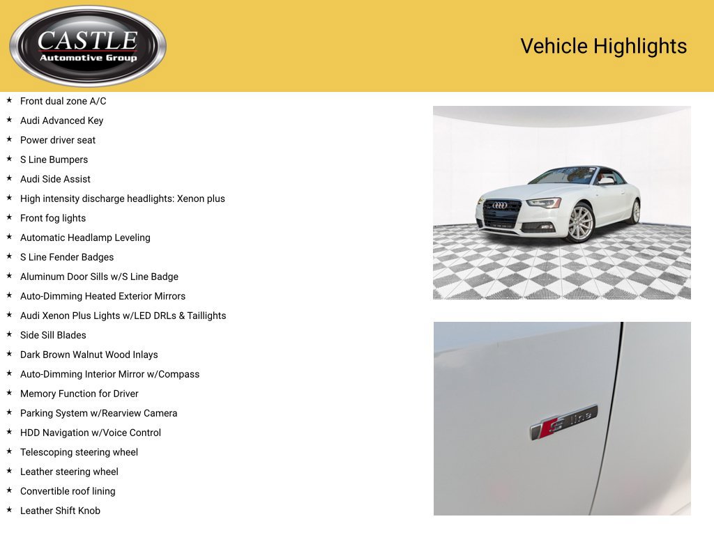 Used 2015 Audi A5 2.0T Premium Plus w/ Technology Package AWD/4WD image 7