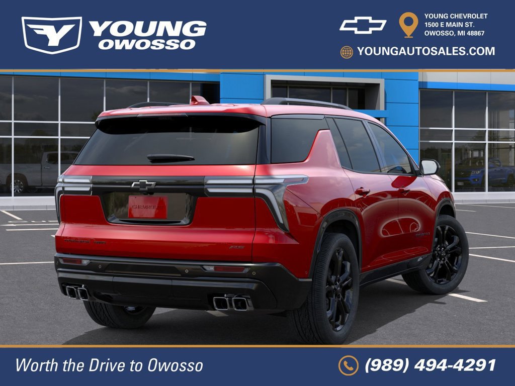 New 2027 Chevrolet Traverse RS w/ LPO, Floor Liner Package AWD/4WD image 4