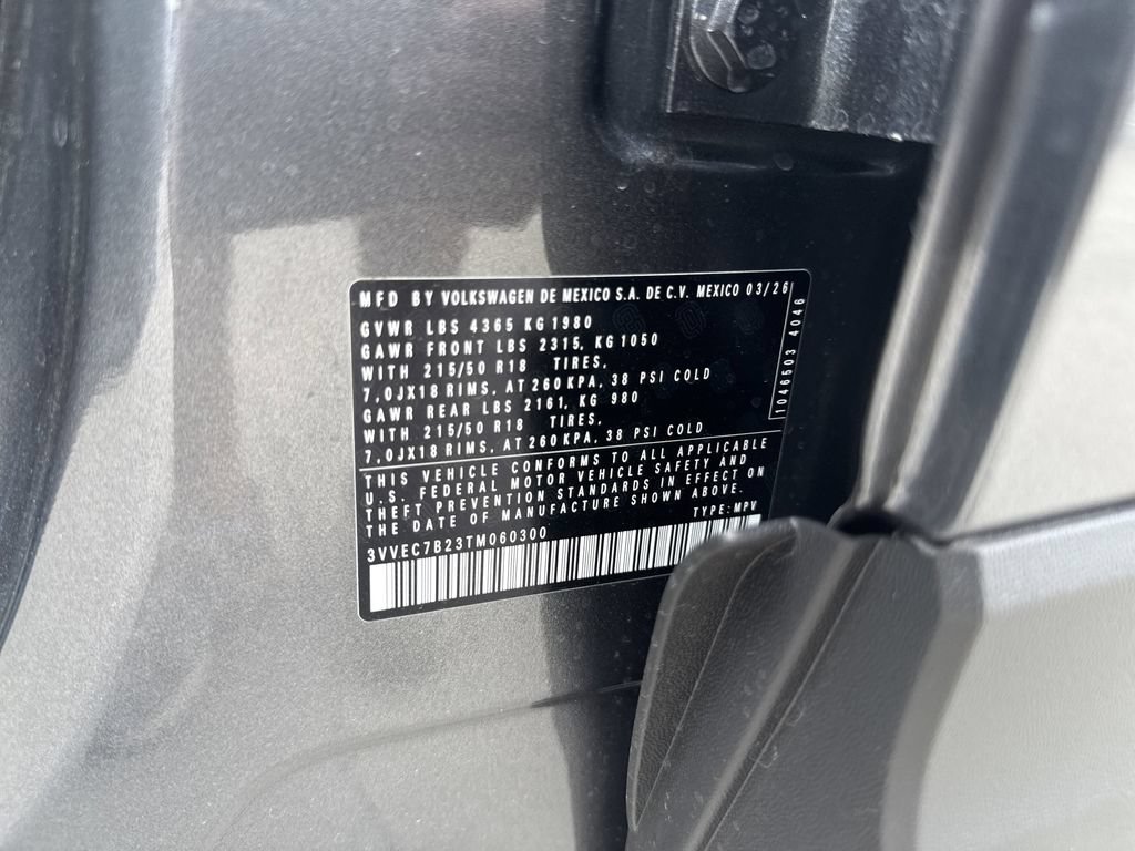 New 2026 Volkswagen Taos SE FWD image 28