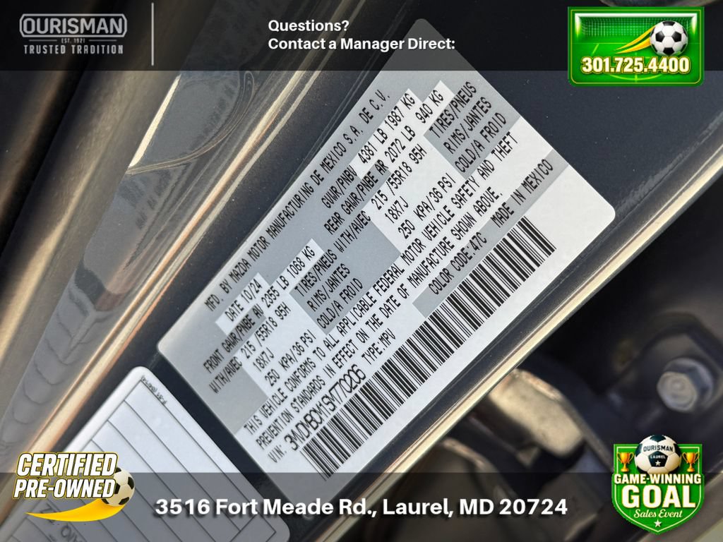Certified 2025 MAZDA CX-30 AWD 2.5 S w/ Preferred Package image 39