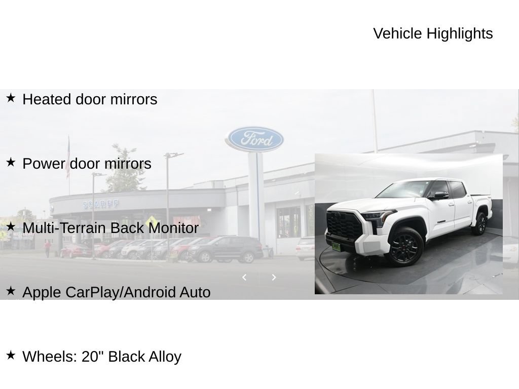 Used 2024 Toyota Tundra Limited w/ TRD Off-Road Package AWD/4WD image 27