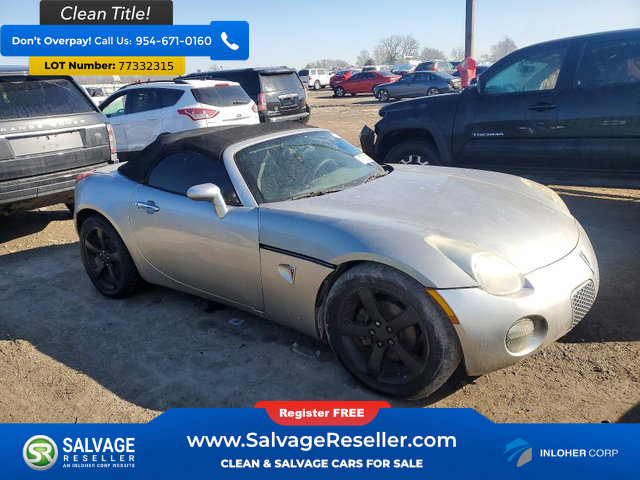 Used 2007 Pontiac Solstice Roadster w/ Preferred Package image 5