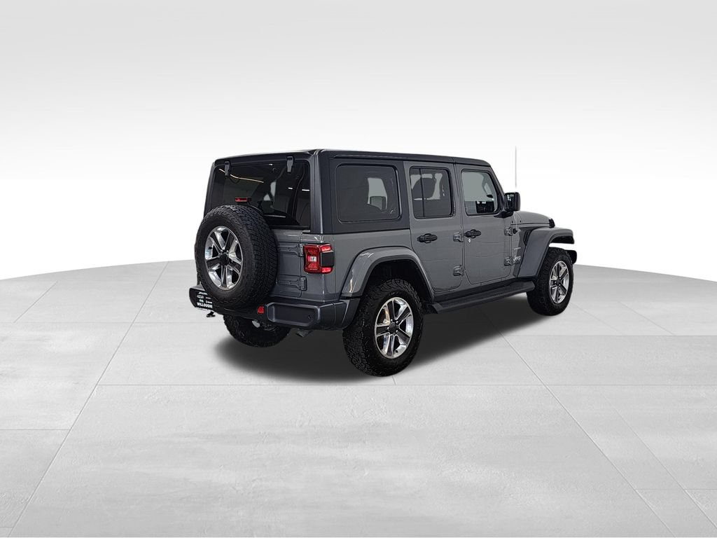 Used 2020 Jeep Wrangler Unlimited Sahara w/ Uconnect 4C Nav & Sound Group AWD/4WD image 8
