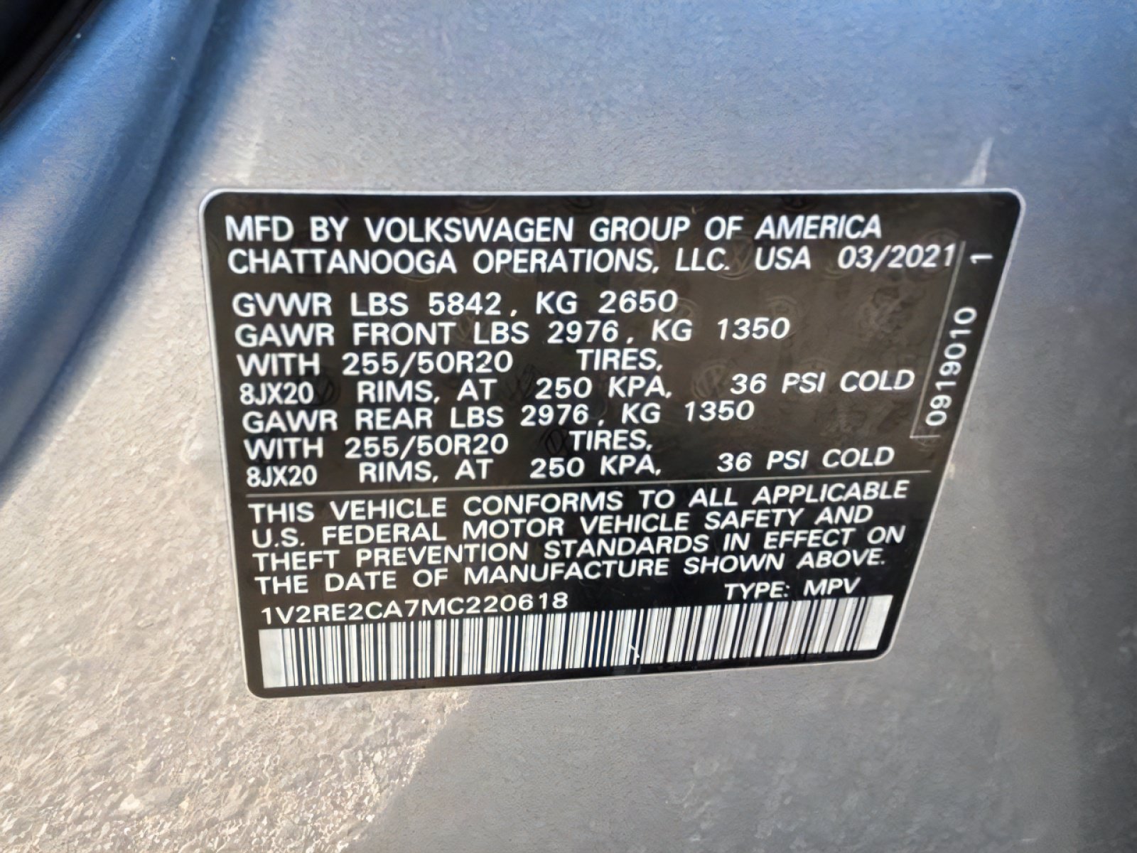 Used 2021 Volkswagen Atlas Cross Sport SE w/ Panoramic Sunroof Package AWD/4WD image 30