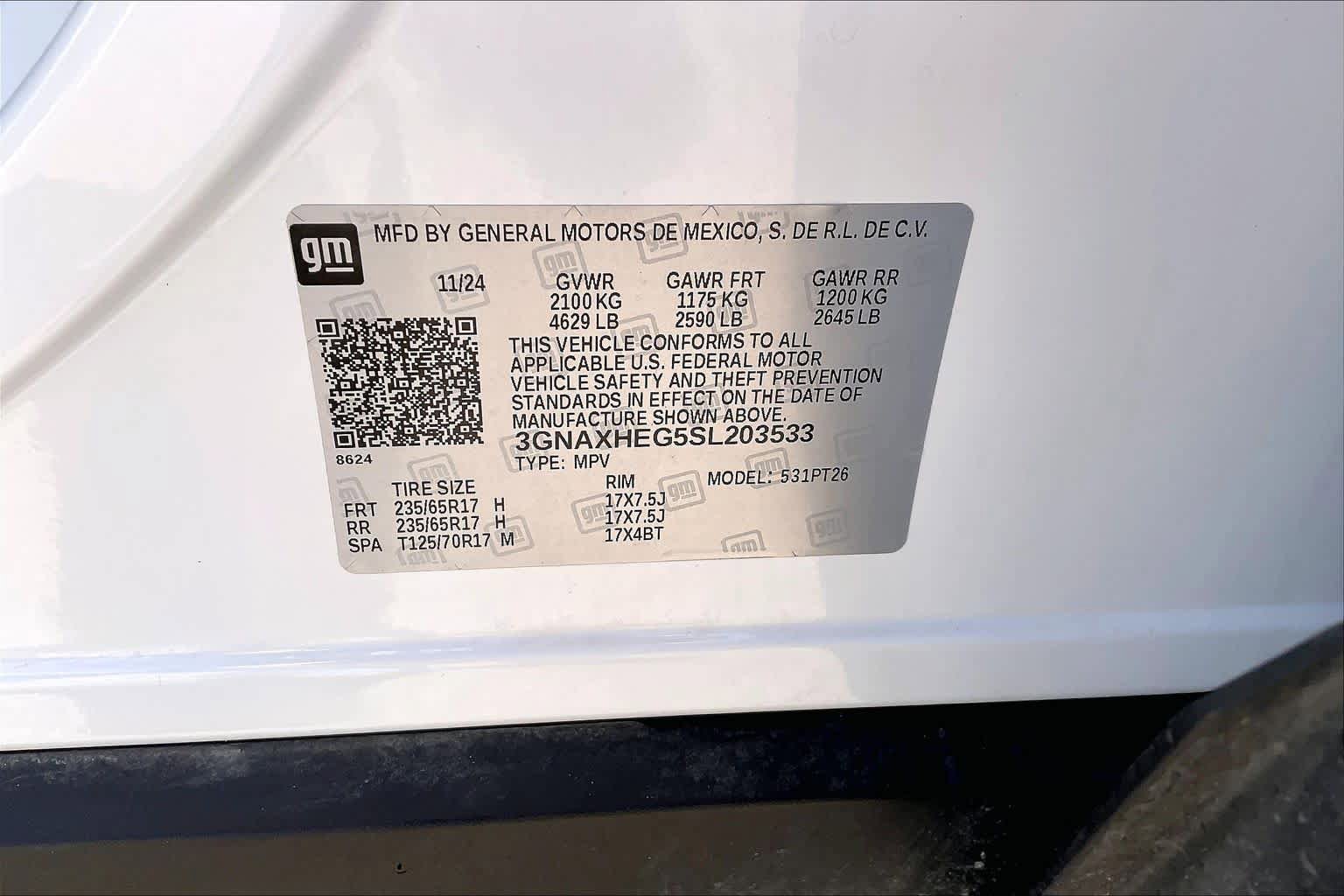 Used 2025 Chevrolet Equinox LT w/ Convenience Package II FWD image 33