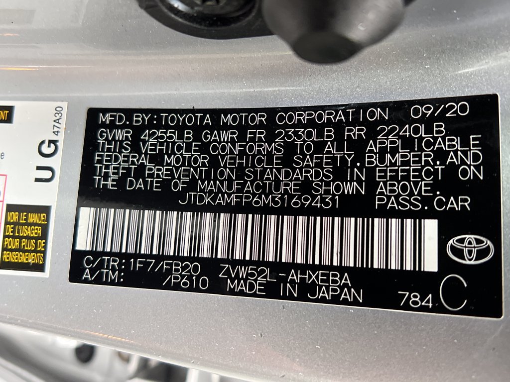 Certified 2021 Toyota Prius Prime LE FWD image 24