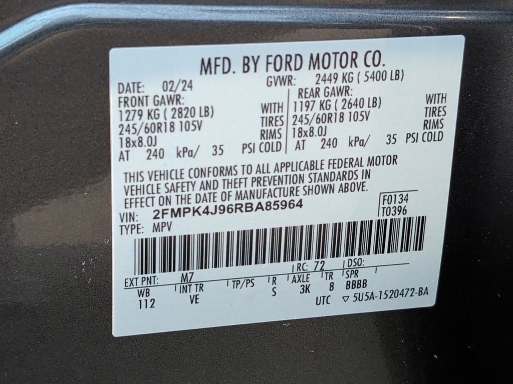 Used 2024 Ford Edge SEL AWD/4WD image 40
