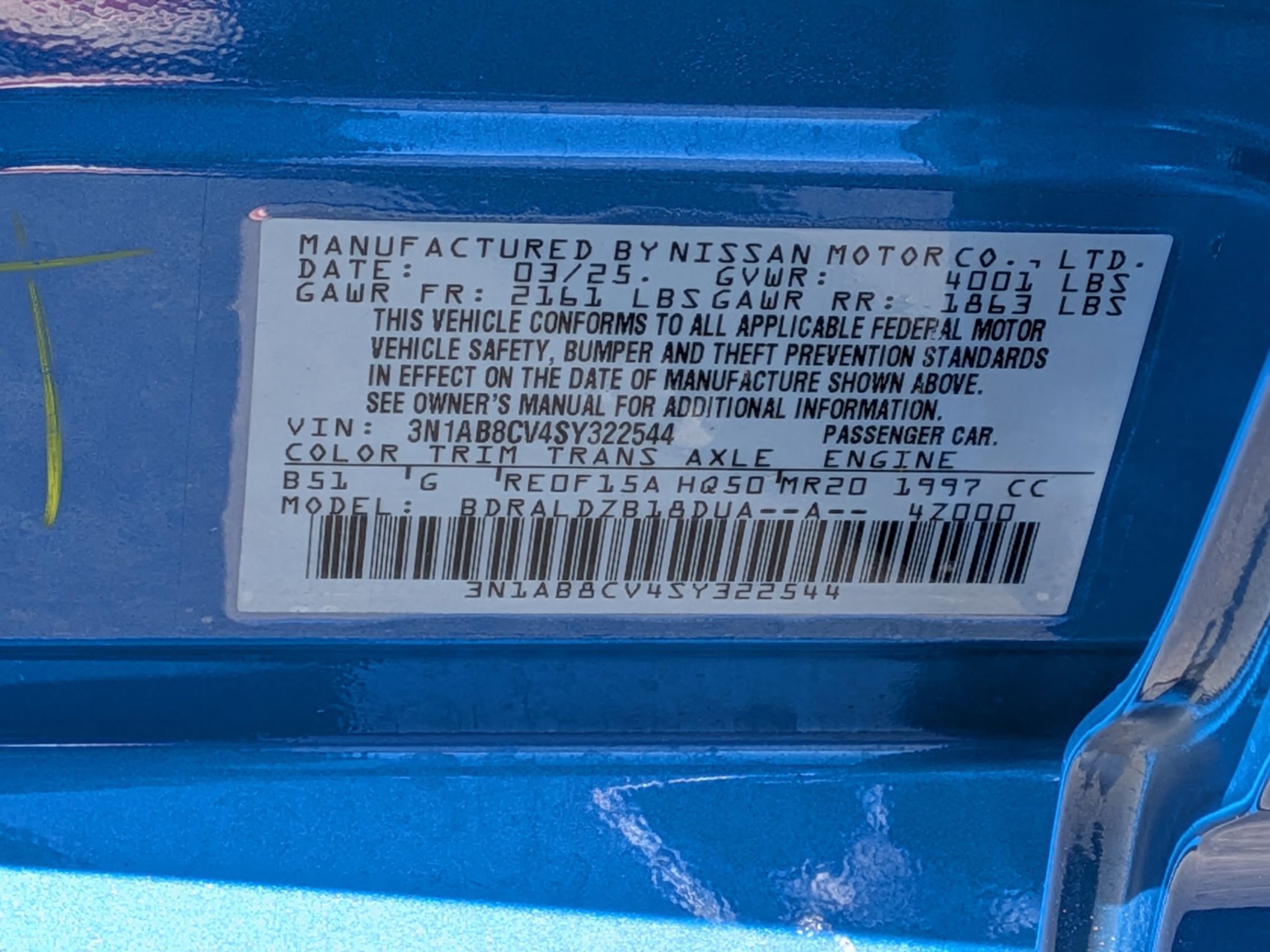 Used 2025 Nissan Sentra SV FWD image 39