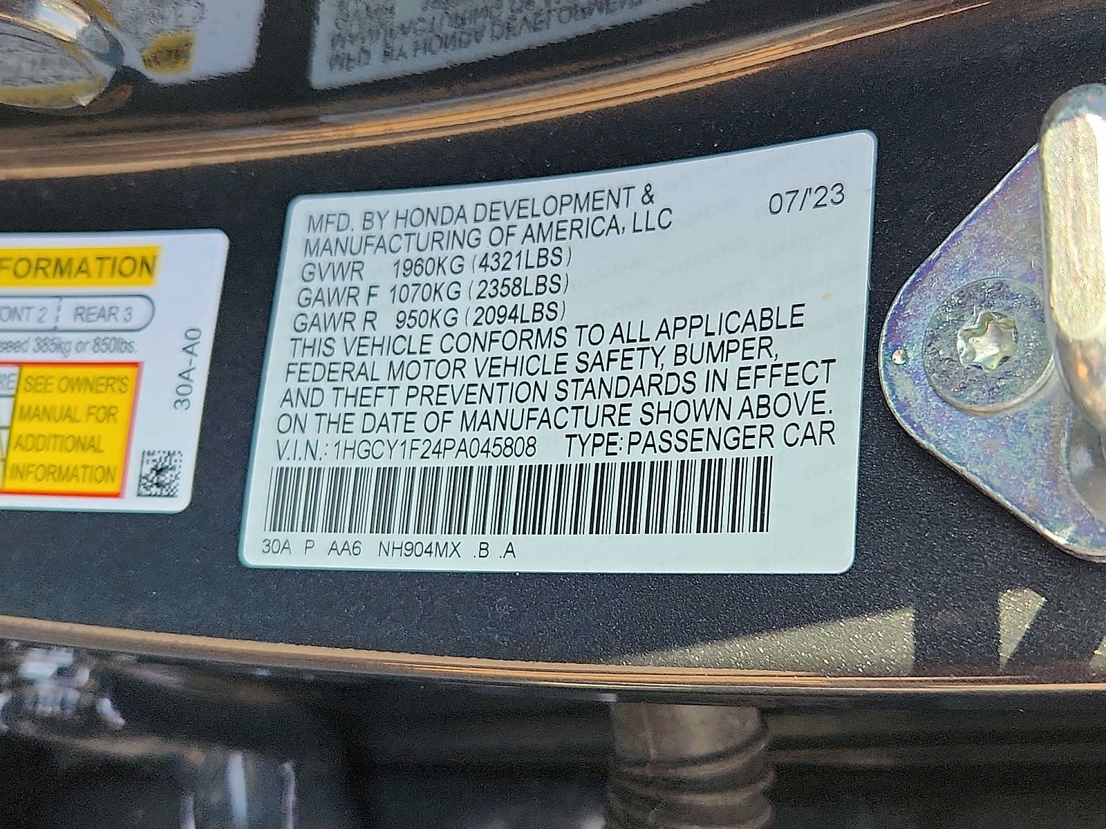 Used 2023 Honda Accord LX image 26