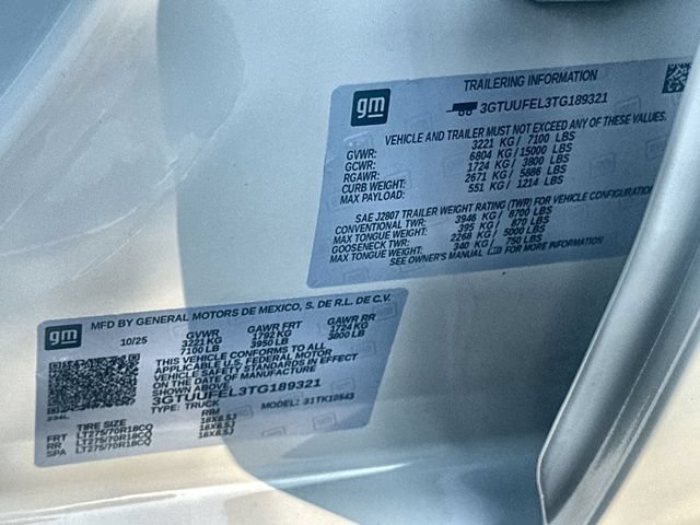 New 2026 GMC Sierra 1500 AT4X AWD/4WD image 36