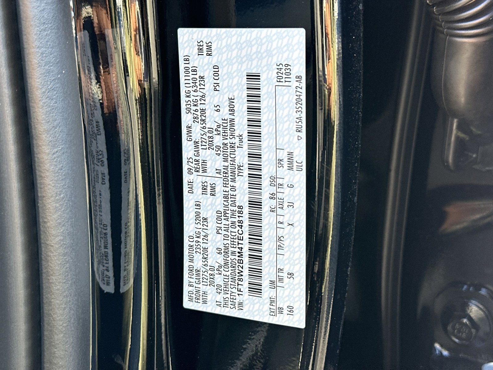 New 2026 Ford F250 Lariat w/ Black Appearance Package image 45