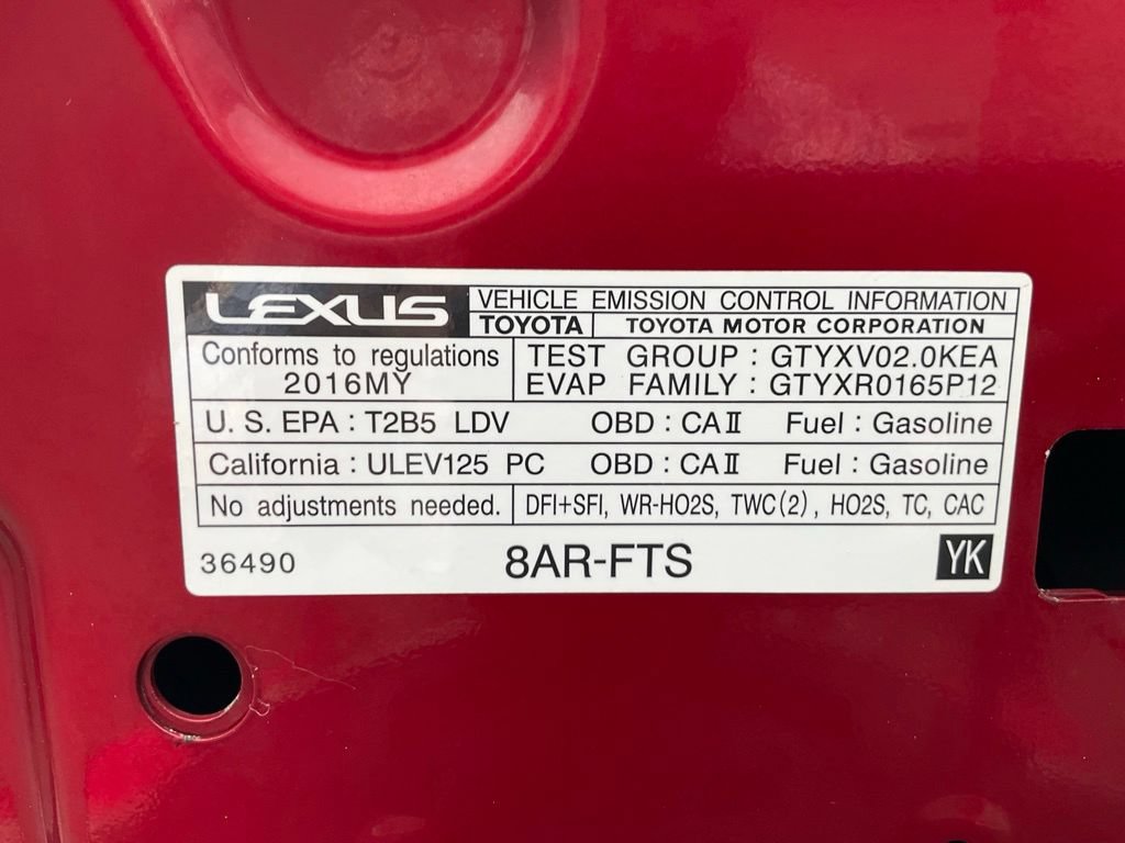 Used 2016 Lexus RC 200t RWD image 11
