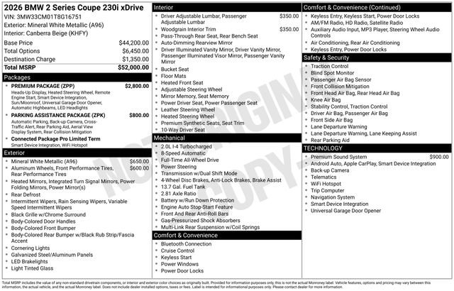 New 2026 BMW 230i xDrive Coupe w/ Premium Package image 4