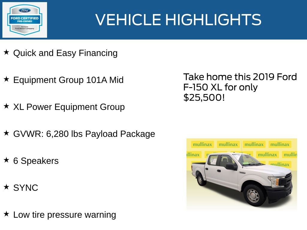 Used 2019 Ford F150 XL w/ Equipment Group 101A Mid image 23