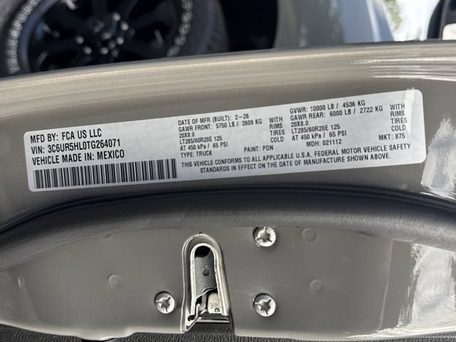 Certified 2026 RAM 2500 Tradesman AWD/4WD image 32