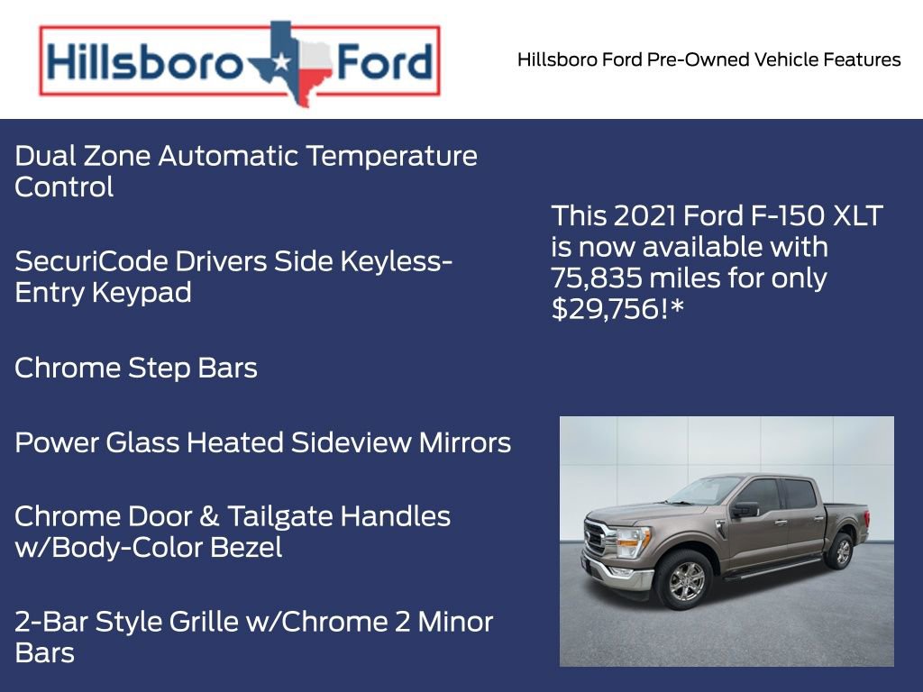 Used 2021 Ford F150 XLT w/ Equipment Group 301A Mid RWD image 13