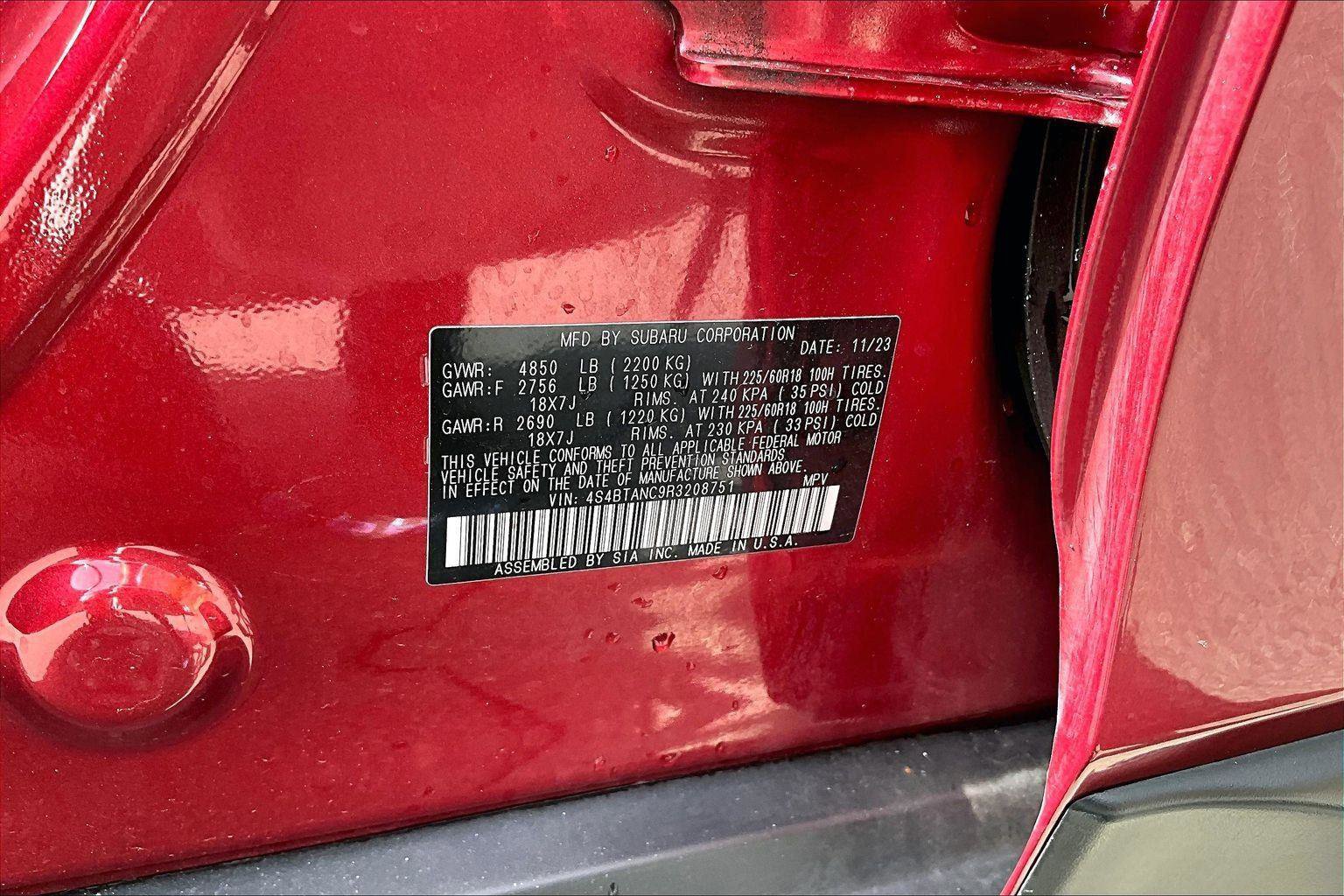 Used 2024 Subaru Outback Limited image 35