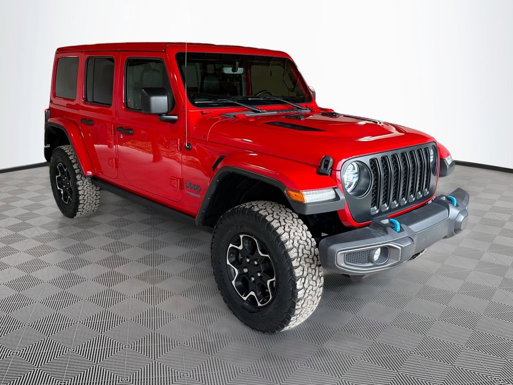 Used 2021 Jeep Wrangler Unlimited Rubicon 4xe w/ Cold Weather Group AWD/4WD image 4