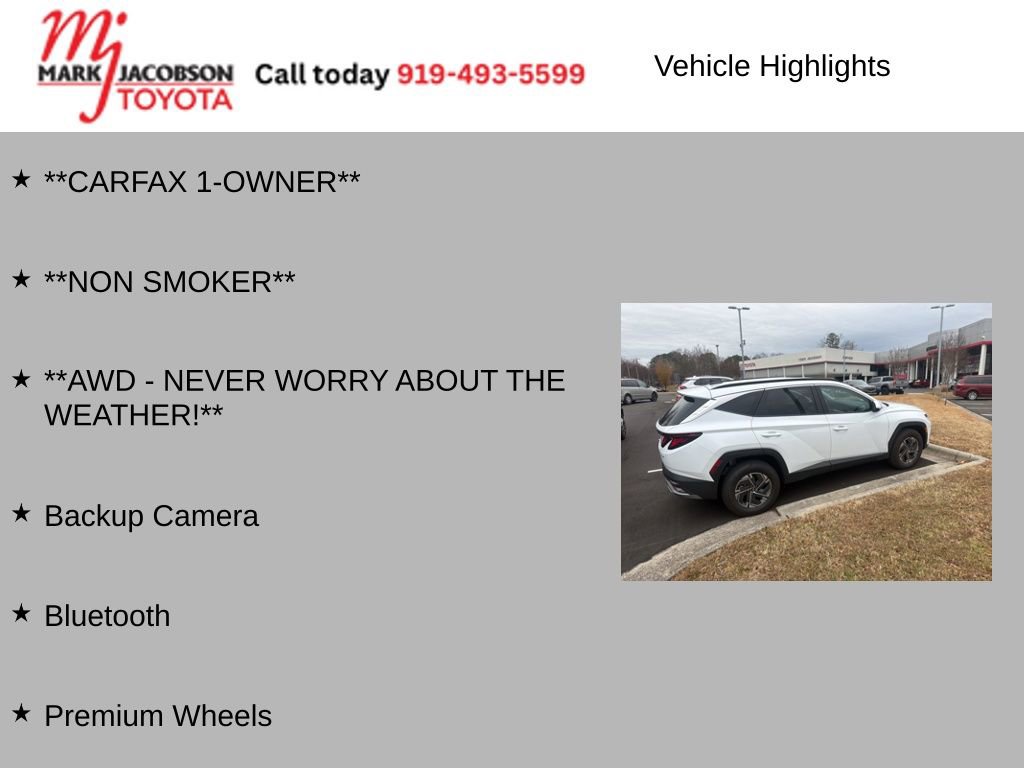 Used 2025 Hyundai Tucson Blue image 6