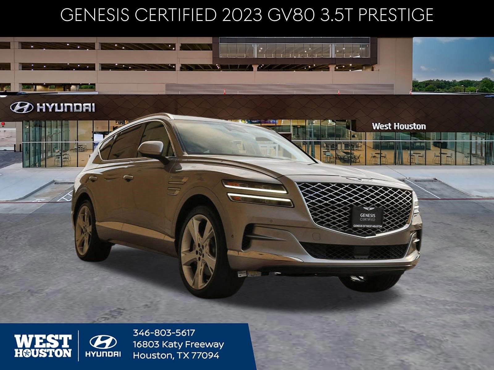 Used 2023 Genesis GV80 3.5T Prestige w/ Prestige Package image 1