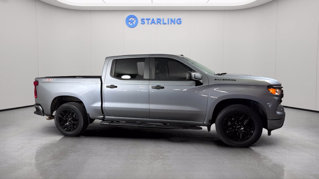 Certified 2023 Chevrolet Silverado 1500 Custom w/ LPO, Dark Essentials Package AWD/4WD image 13