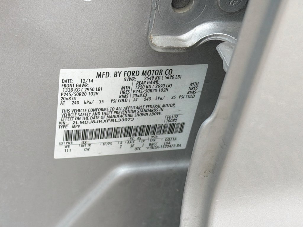 Used 2015 Lincoln MKX AWD w/ Equipment Group 102A image 34