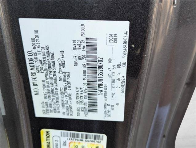 Used 2016 Ford Mustang Premium RWD image 17