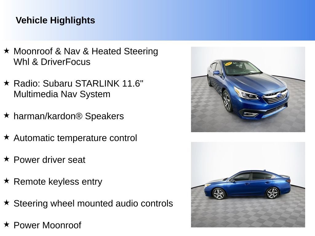 Used 2022 Subaru Legacy Limited AWD/4WD image 2