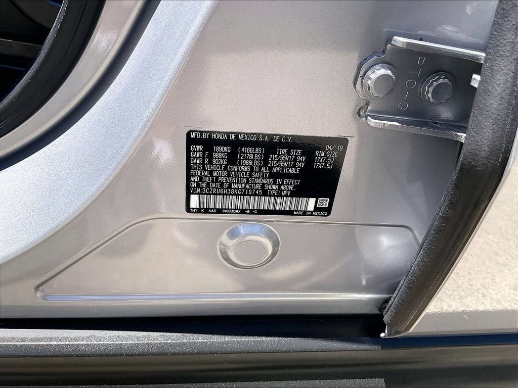 Certified 2019 Honda HR-V LX image 34
