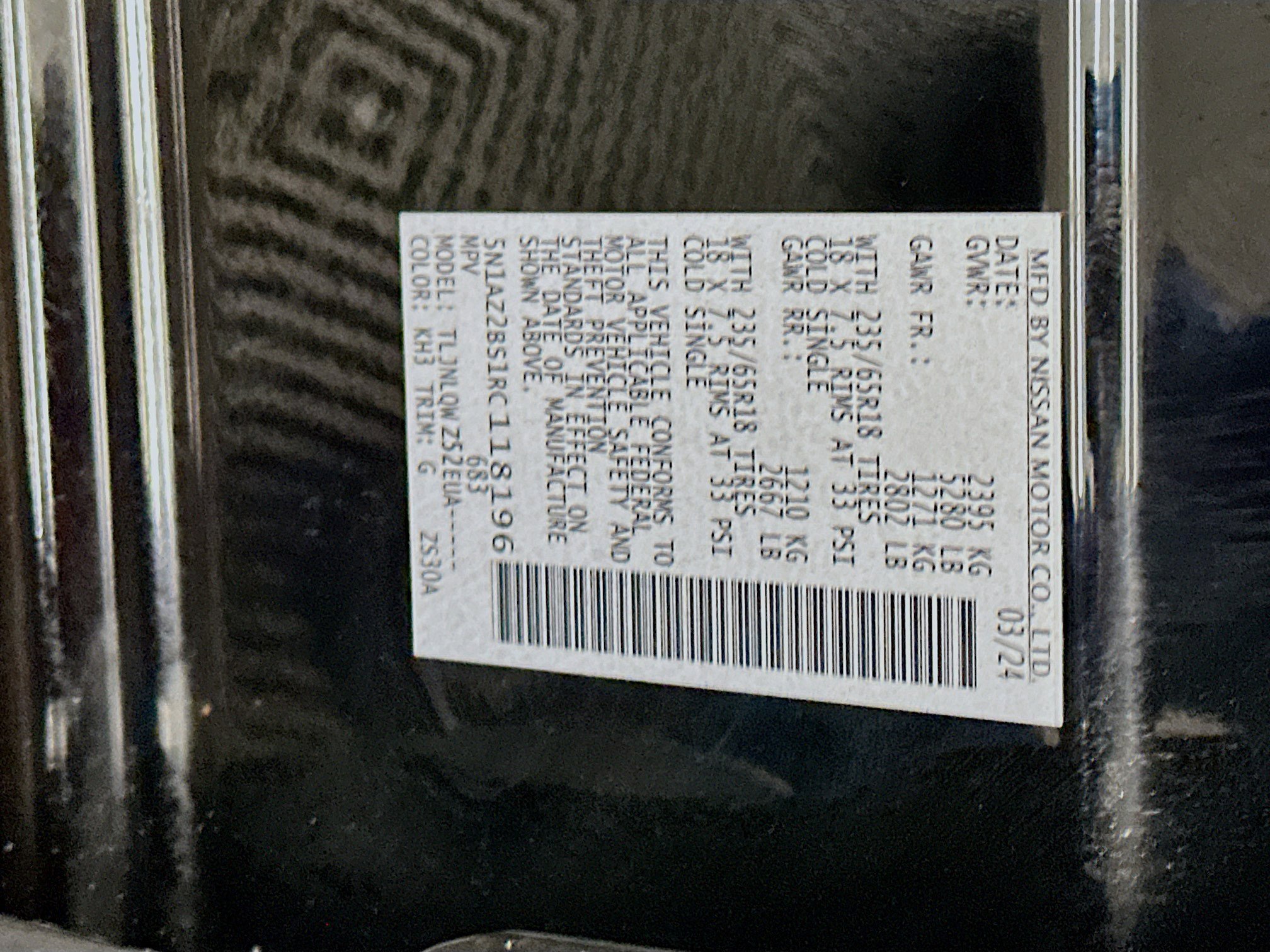 Used 2024 Nissan Murano SV image 12