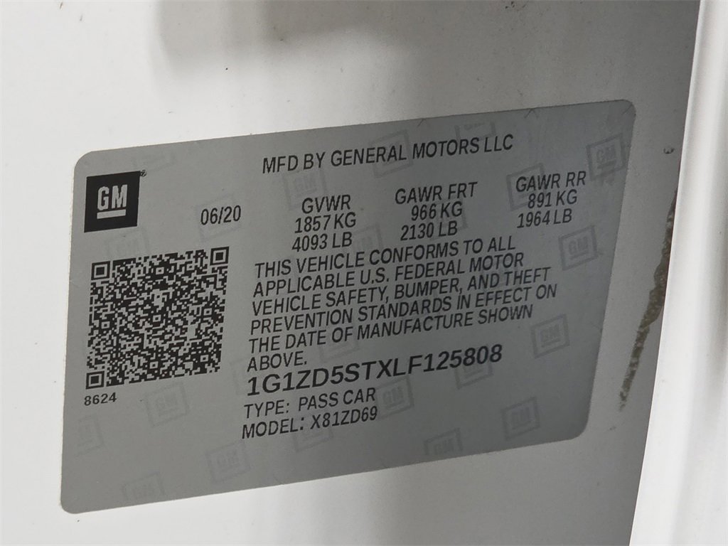 Certified 2020 Chevrolet Malibu LT image 34