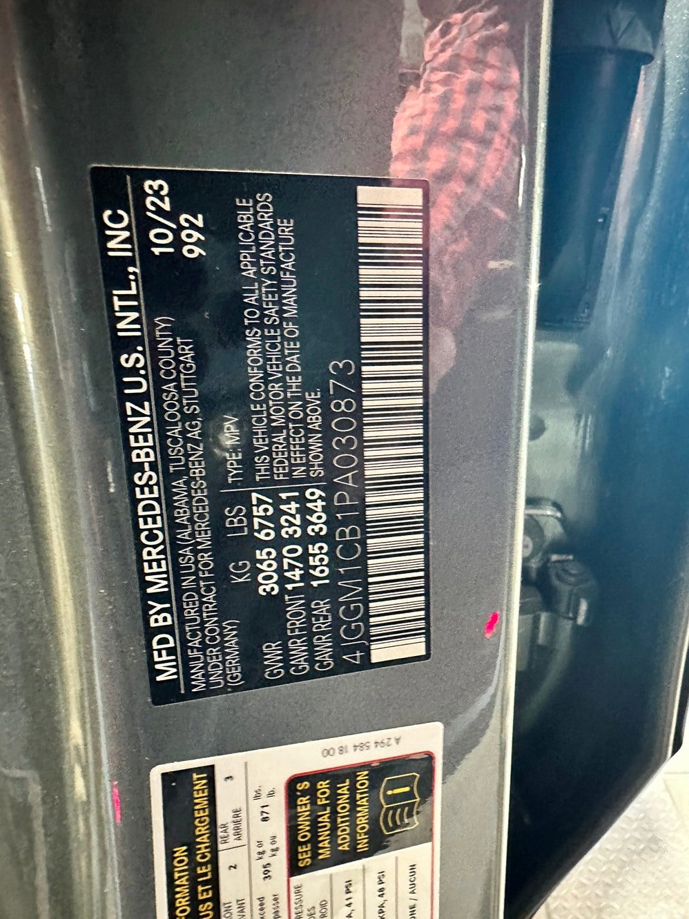 Certified 2023 Mercedes-Benz EQE 350+ 4MATIC SUV image 42
