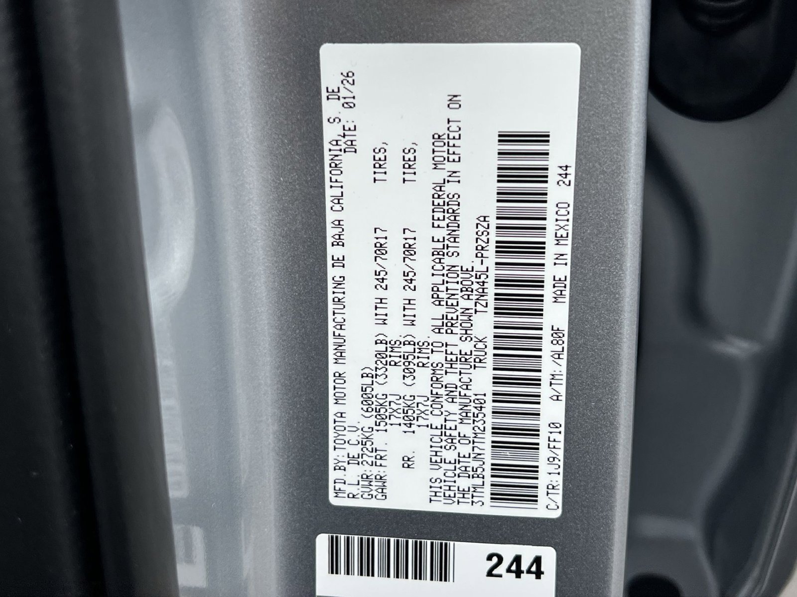 New 2026 Toyota Tacoma SR5 AWD/4WD image 24