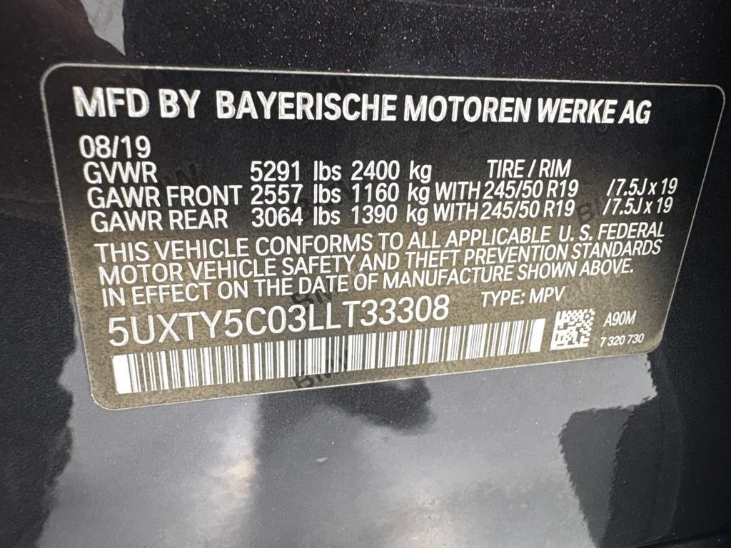 Used 2020 BMW X3 xDrive30i w/ Driving Assistance Package AWD/4WD image 10